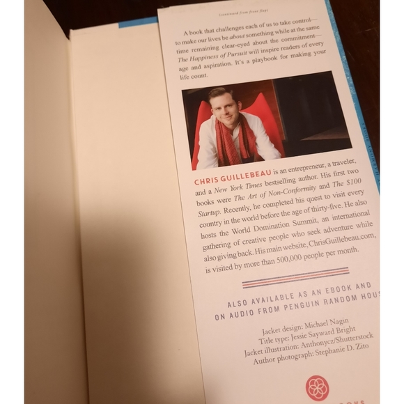 Hardcover Book- The Happiness of Pursuit - Picture 5 of 6